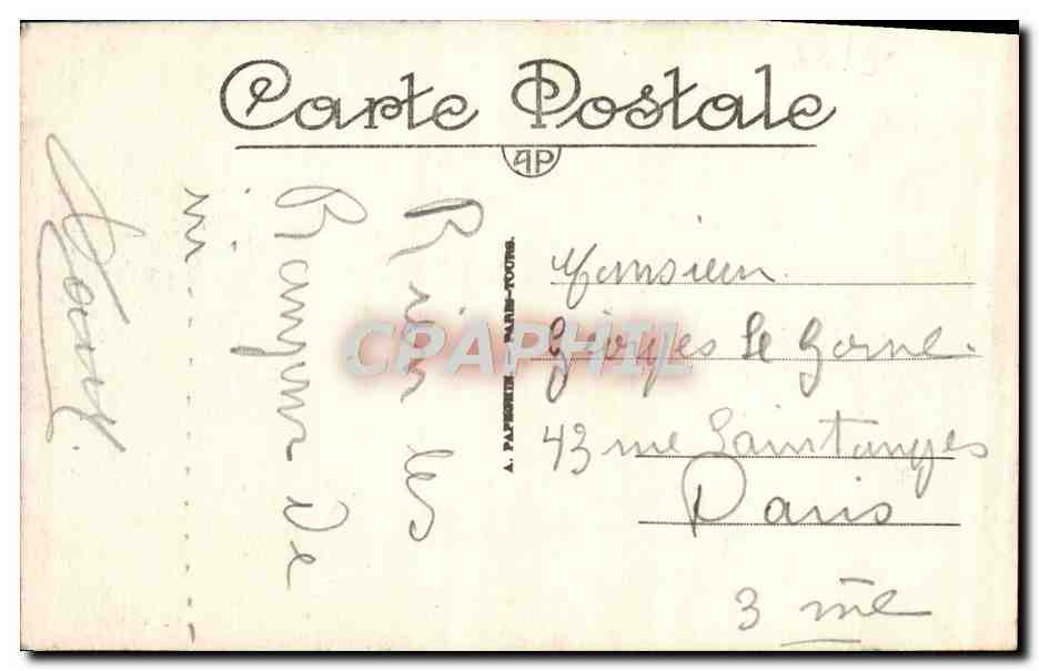 CPA Versailles Parc Du Petit Trianon hameau de Marie Antoinette Le presbytere  — Verso
