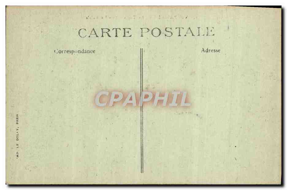 CPA Versailles Le Tapis Vert Le Palais — Verso