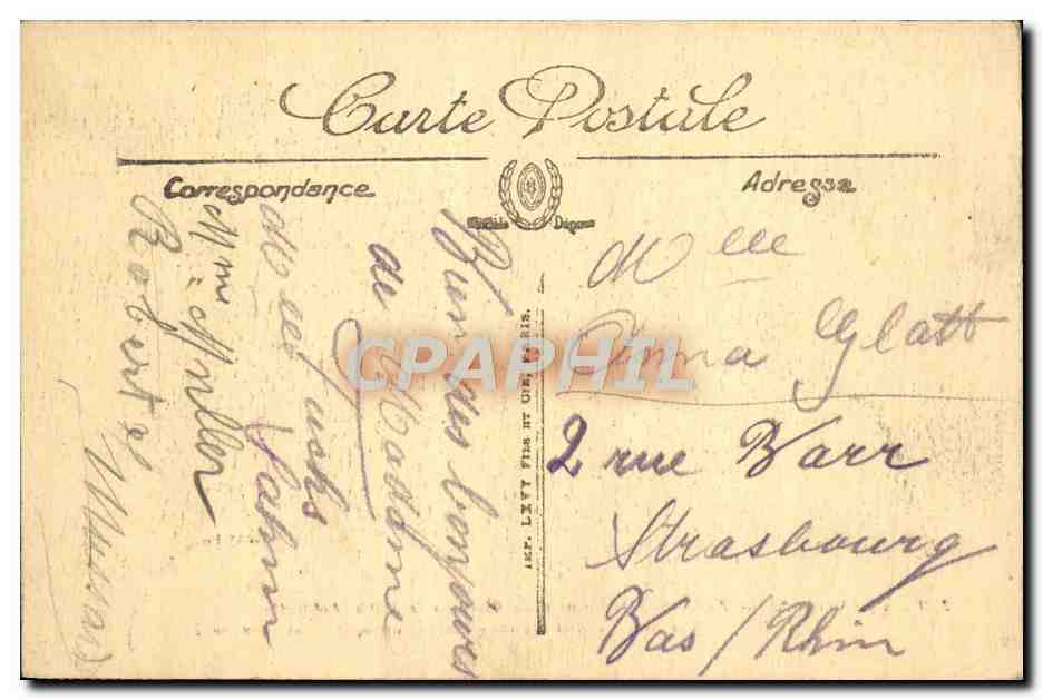 CPA Versailles Palais Du Petit trianon Chambre De Marie Antoinette — Verso