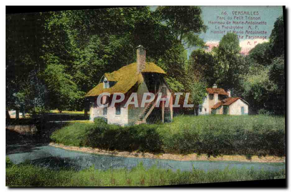 Versailles — Hameau de Marie-Antoinette, Parc du Petit Trianon — A. P. Paris