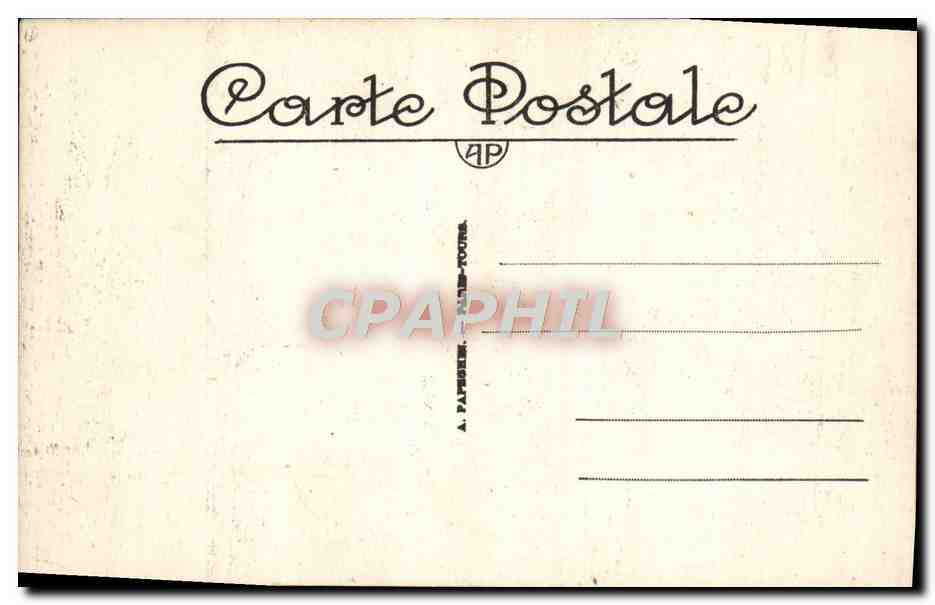 Versailles — Hameau de Marie-Antoinette, Parc du Petit Trianon — A. P. Paris — Verso