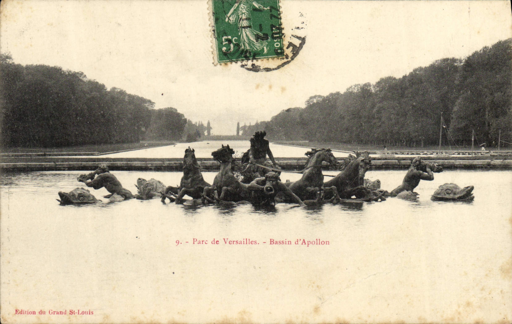 CPA Parc De Versailles Bassin d'Apollon