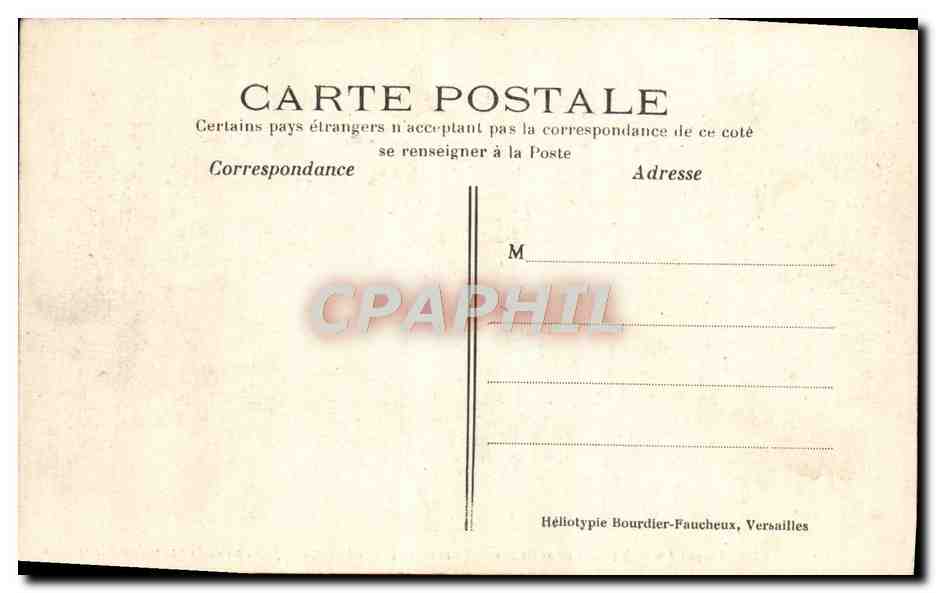 CPA Versailles Musee Des Voilures Carrosse servant aux receptions des souverains etrangers — Rückseite