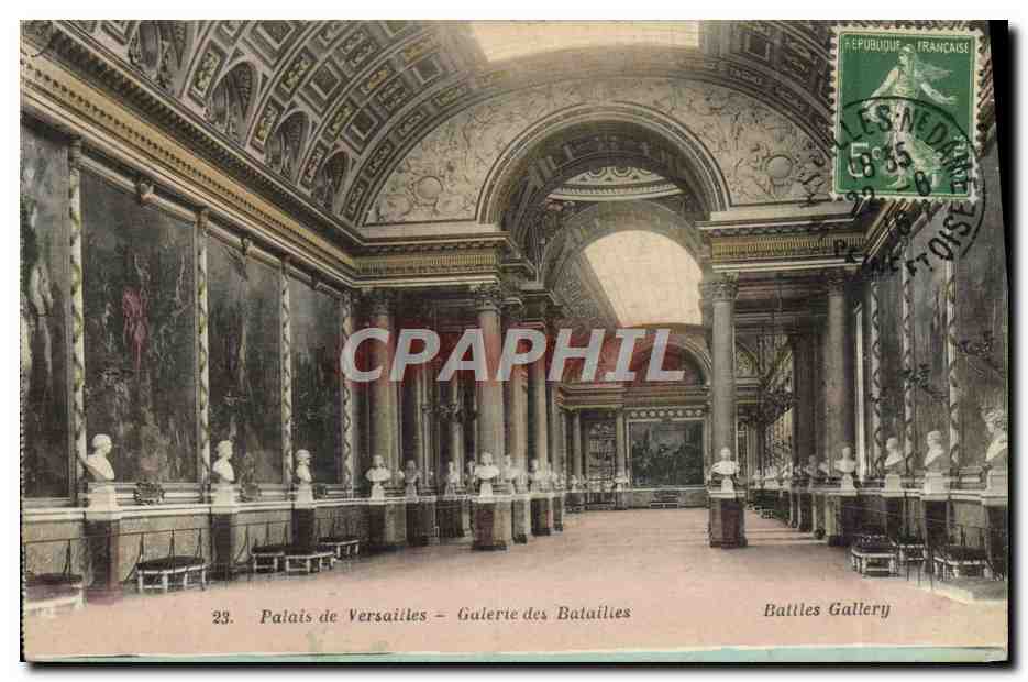 CPA Palais De Versailles Galerie Des Batailles