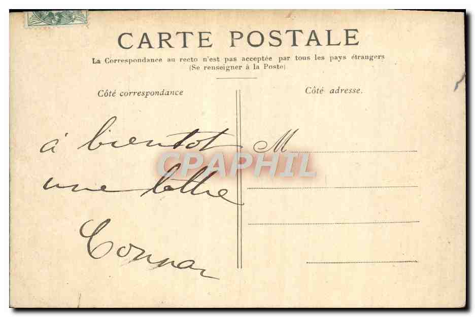 CPA Versailles Le Petit Trianon — Verso