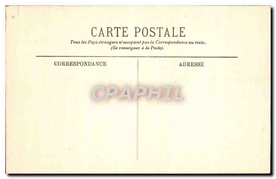 Rambouillet — Le Parc — Les Coquillages et la Rivière — LL. — Rückseite