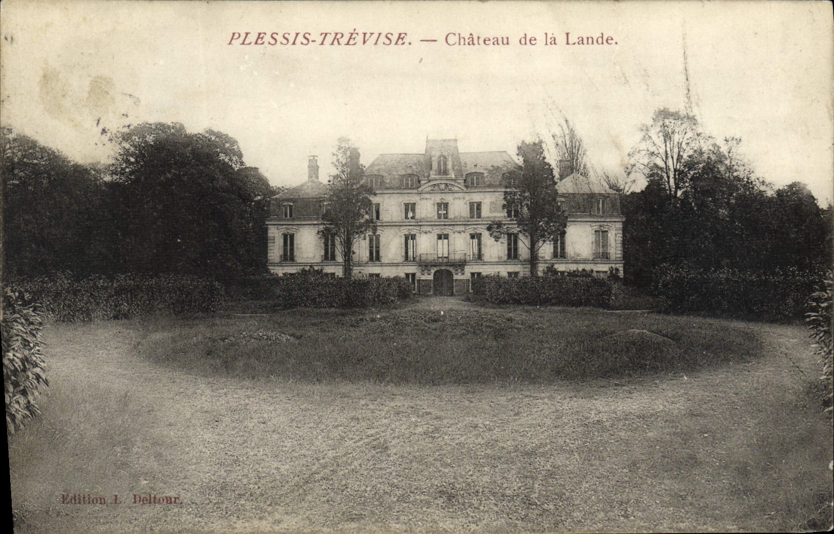 CPA Plessis Trevise Chateau De La Lande