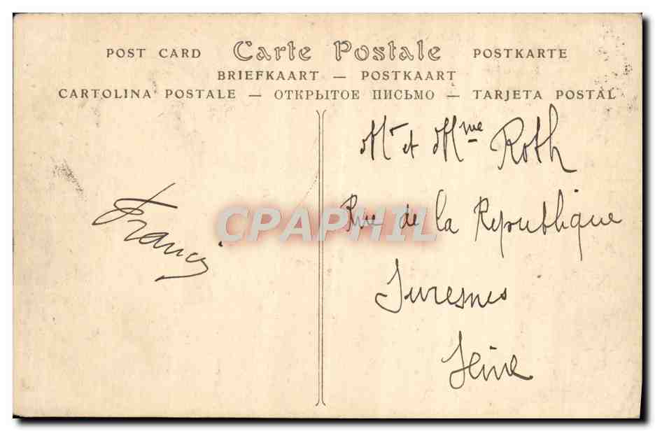 Mantes — Le Pont et l'Église Notre-Dame — ND Pboi. n°103 — Rückseite