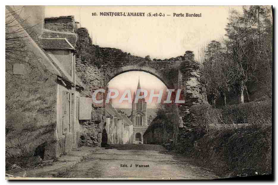 Montfort-l'Amaury (S.-et-O.) — Porte Bardoni — Edit. J. Warrant