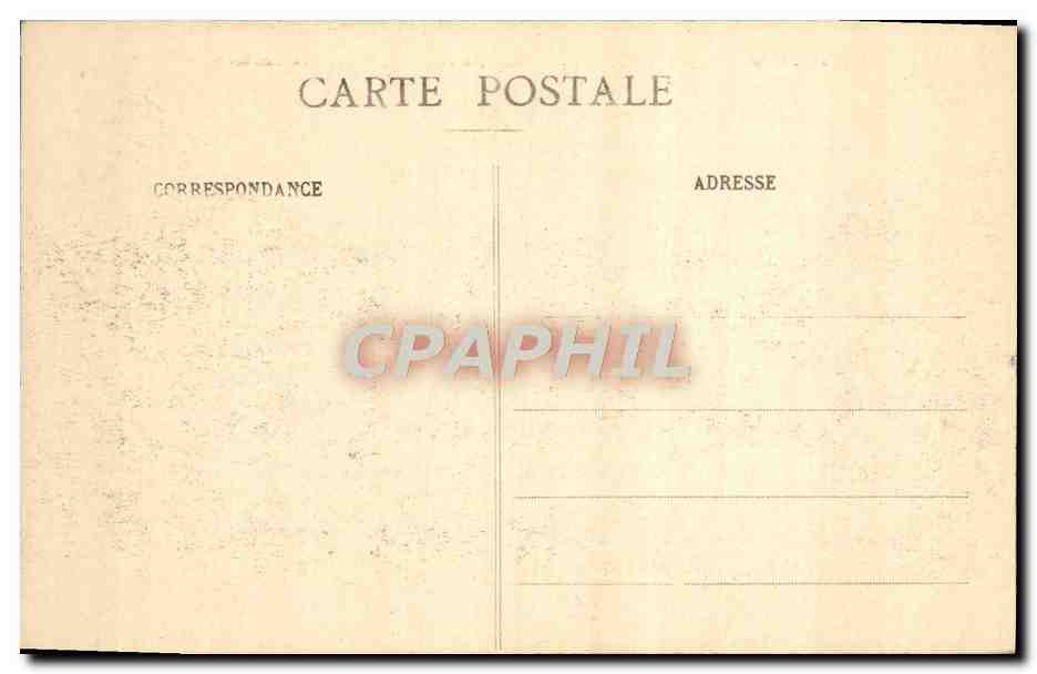 CPA Saint Cloud Chateau Bati Vers 1650 incendie en octobre 1870 — Rückseite