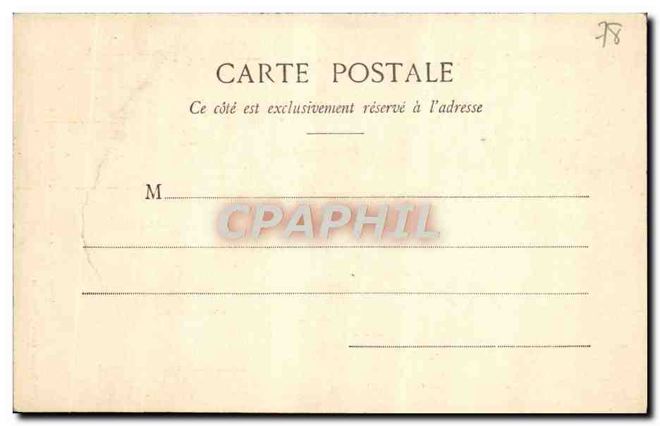 CPA Versailles Palais du Grand Trianon La France et l'Italie — Verso