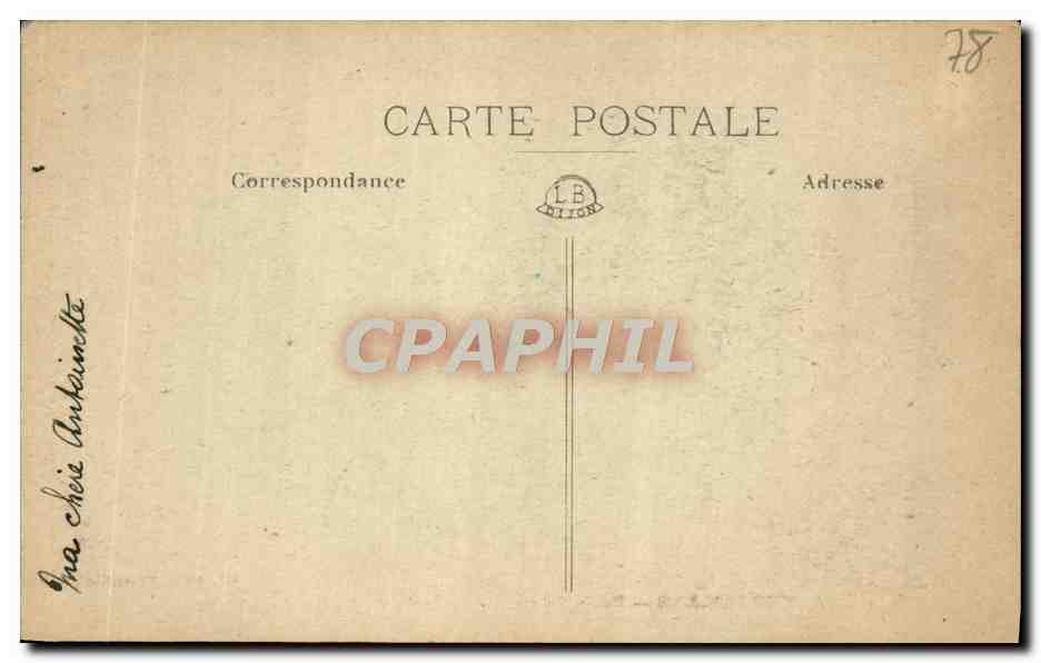 CPA Versailles Petit Trianon Laiterie de Marie Antoinette — Verso