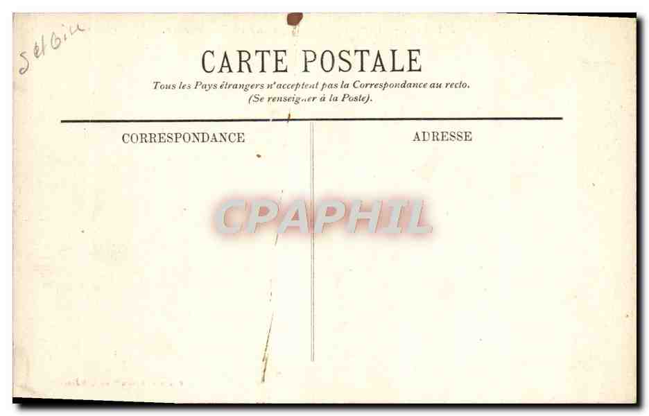 Mantes — Vue générale d'après une Vieille Gravure — Cliché A. — Rückseite