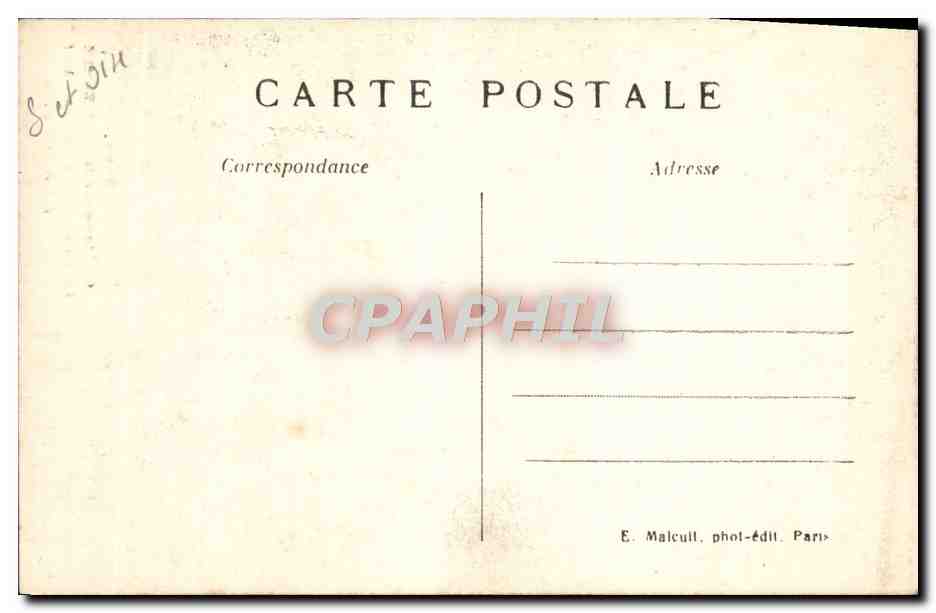 CPA Chateau de Dampierre La statue d'argent de louis XIII par Rude  — Back