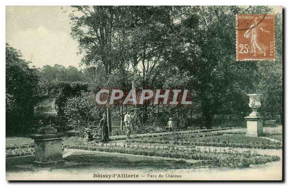 CPA Boissy l'Aillerie Parc du chateau 