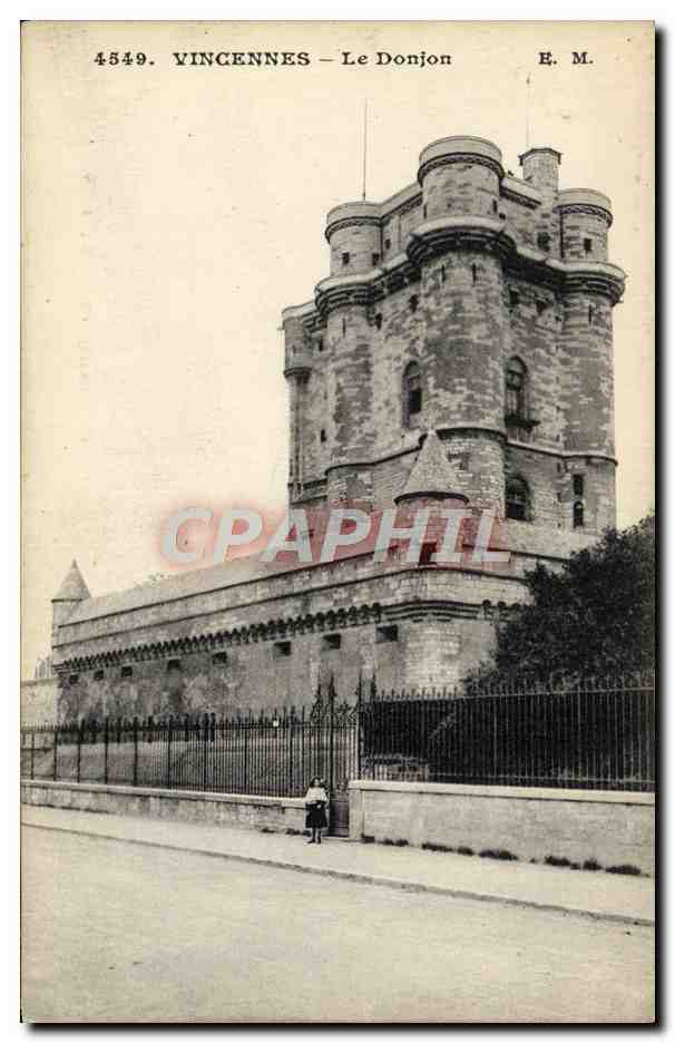 Vincennes — Le Donjon — E. M. n° 4549 - Anverso