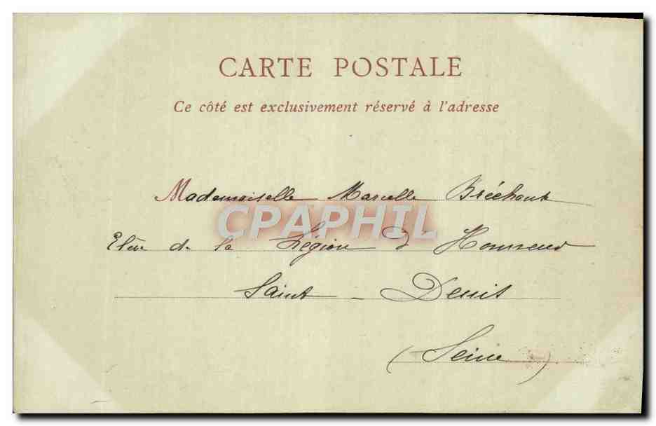 CPA Versailles Les Bains d'Apoilon — Rückseite