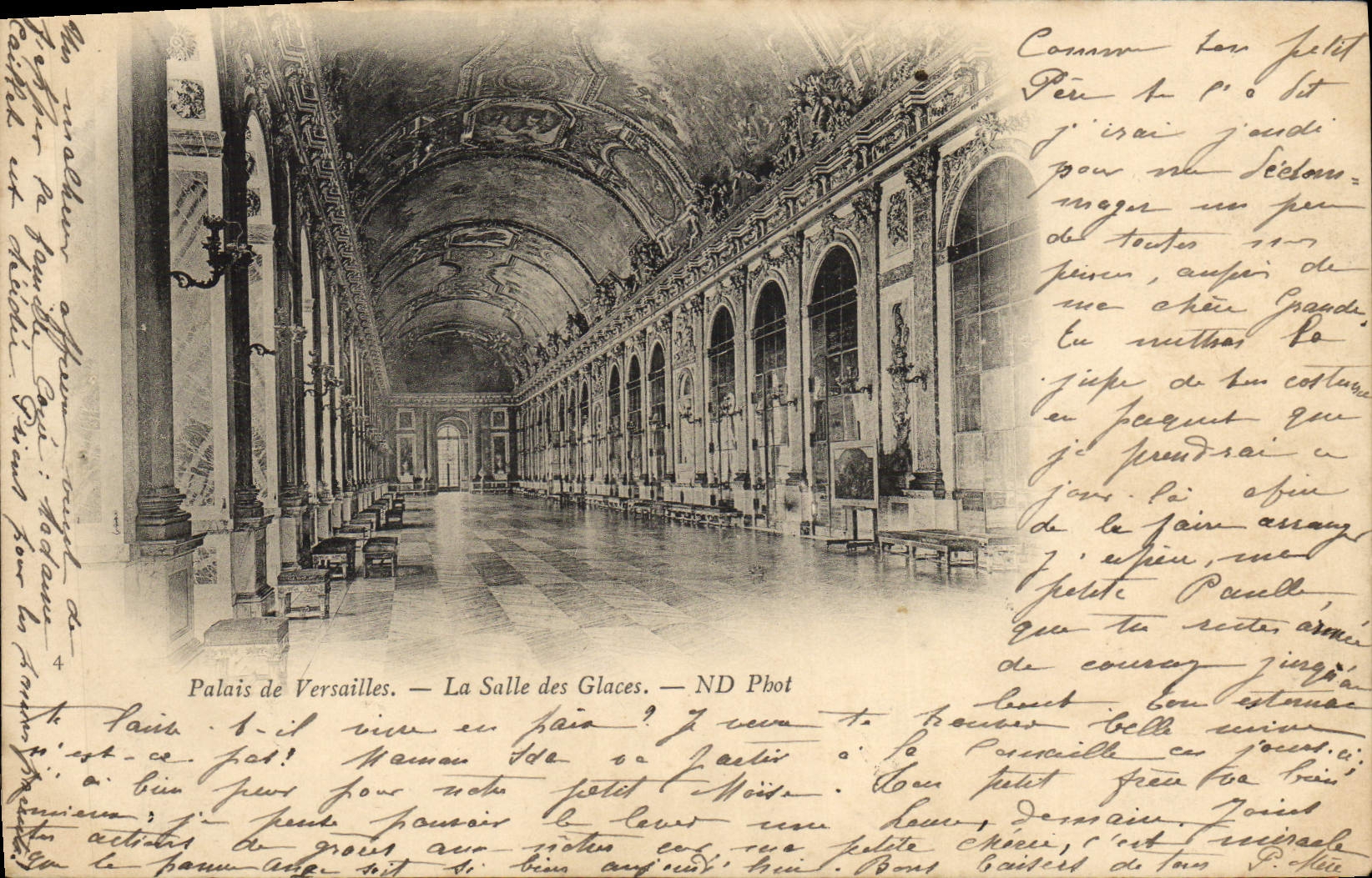 Palais de Versailles — La Salle des Glaces — ND Phot