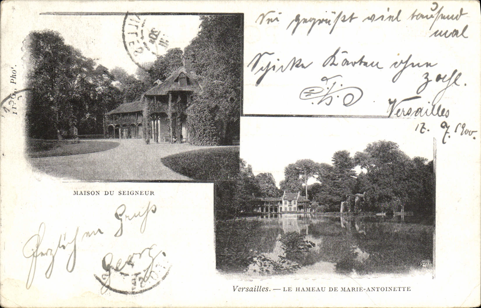 CPA Versailles Le Hameau De Marie Antoinette Maison du seigneur 