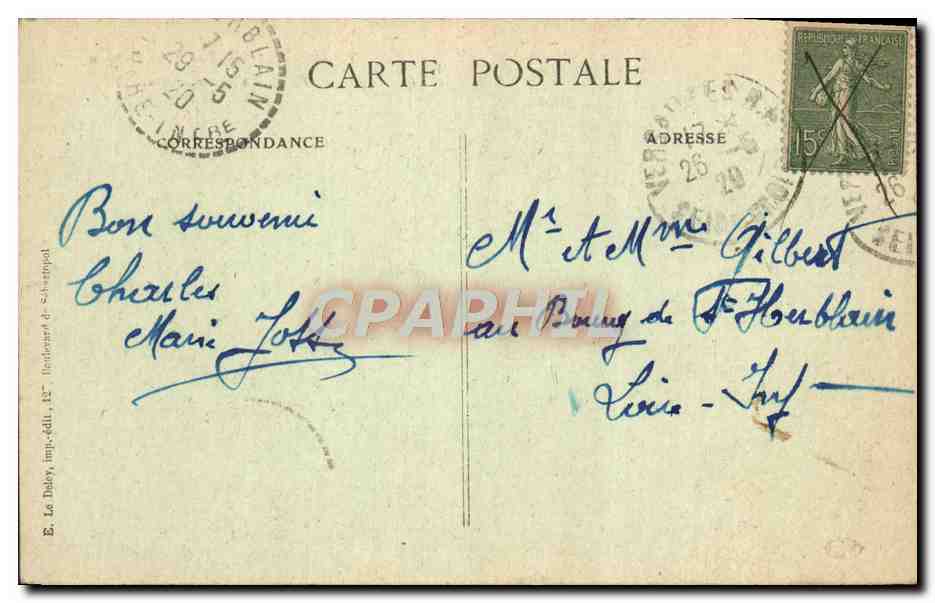 CPA Versailles Bassin du Dragon Bassin des Marmousets — Verso