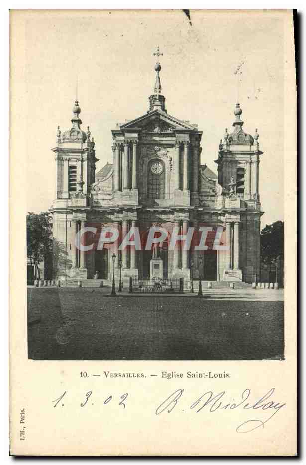 CPA Versailles Eglise Saint Louis