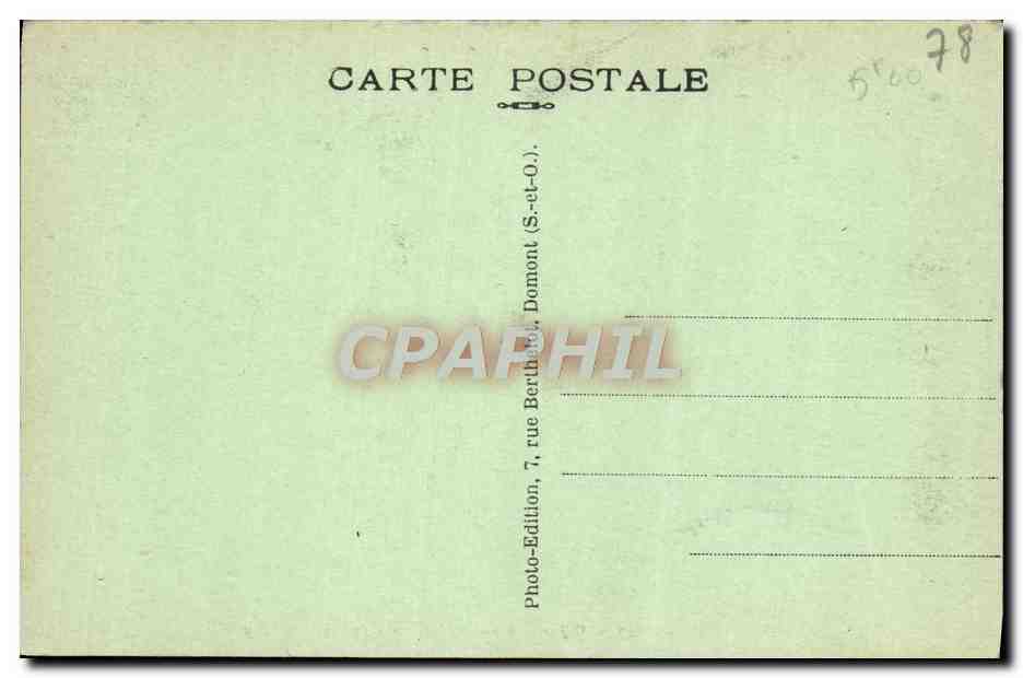 CPA Corbeil La Gare Prise de L'Avenue Larblay — Rückseite