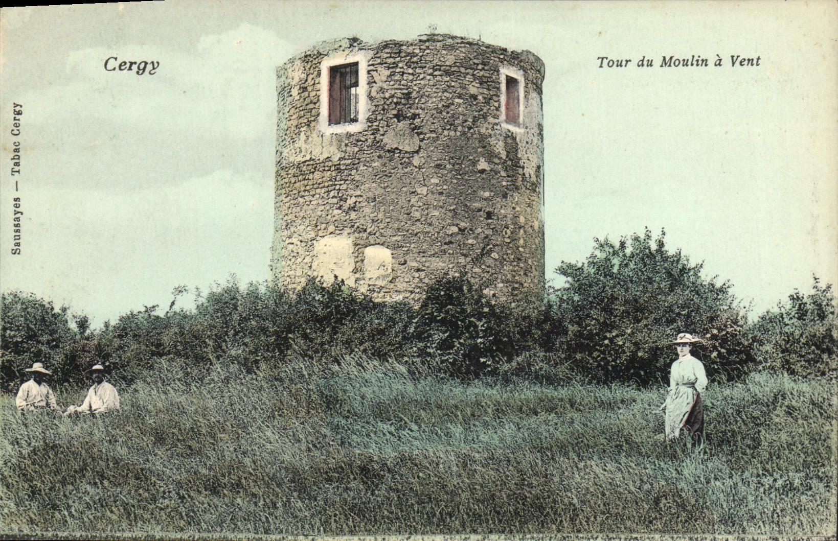 CPA Cergy Tour du Moulin a Vent