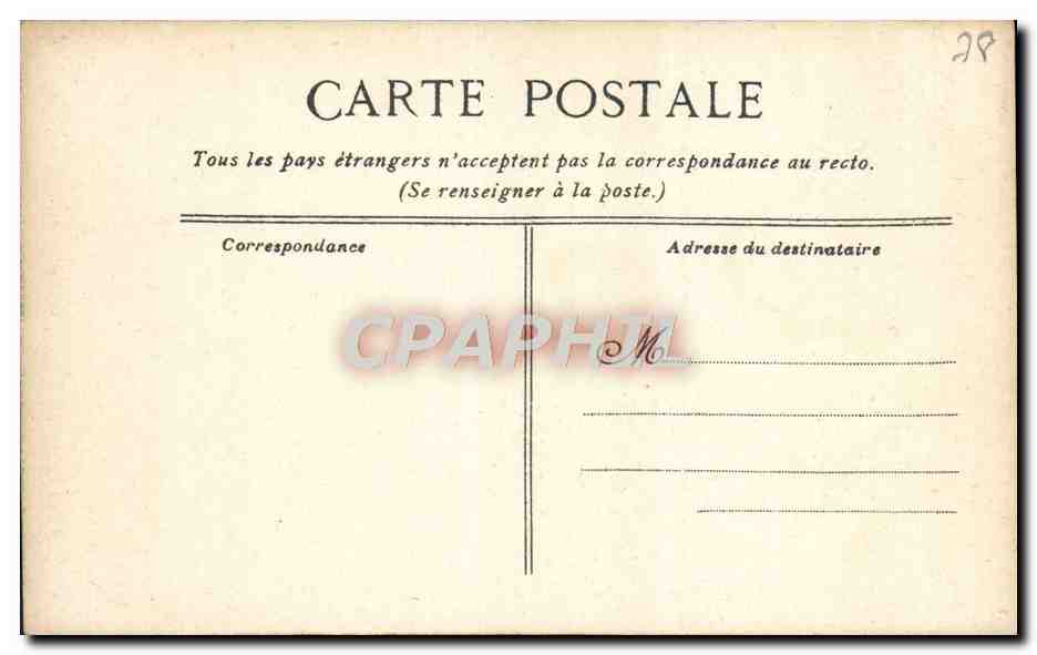 CPA Palais De Versailles Palais du Petit Trianon — Verso