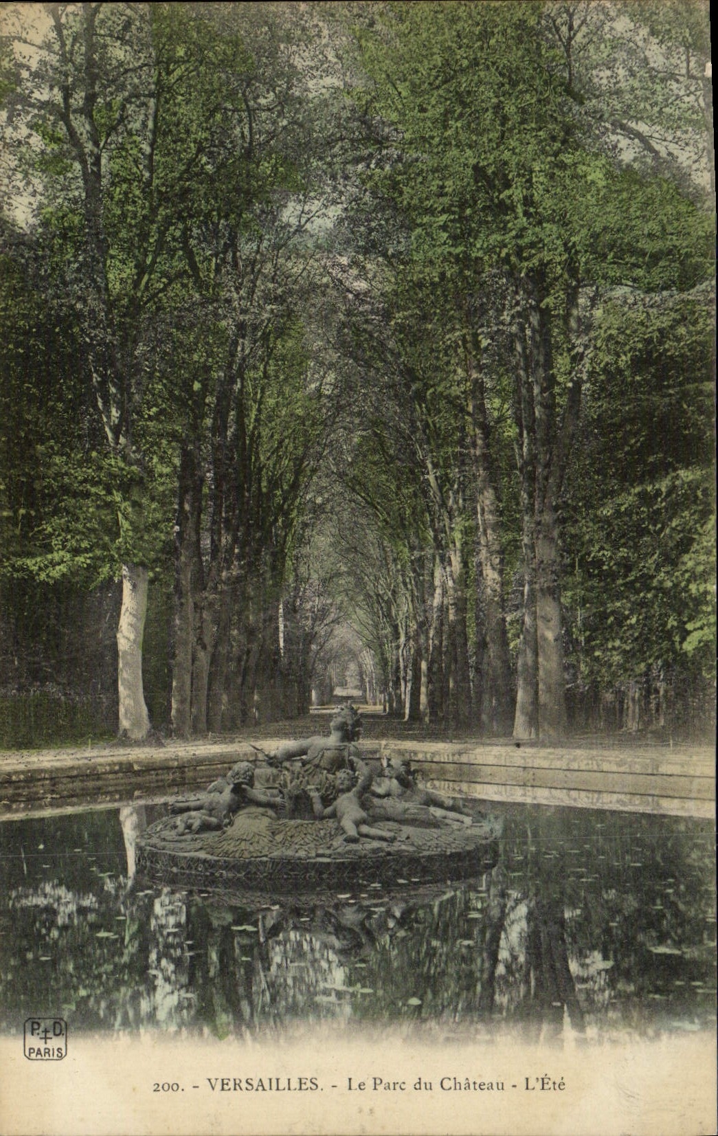 CPA Versailles Le Parc du Chateau L'Ete