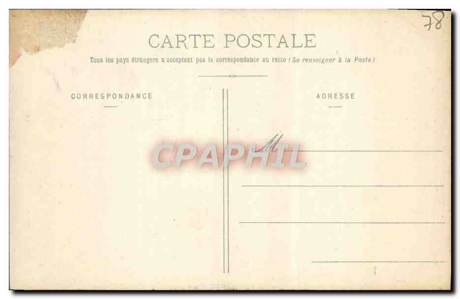 CPA Versailles Le Parc du Chateau L'Ete — Verso