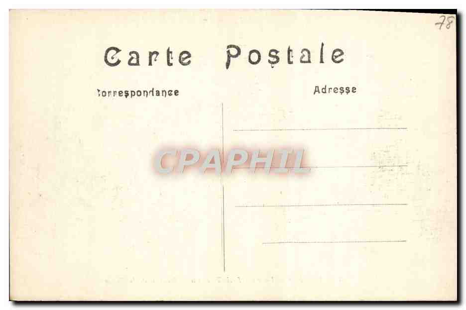 CPA Versailles Parc du Petit Trianon Maison de la reine — Rückseite