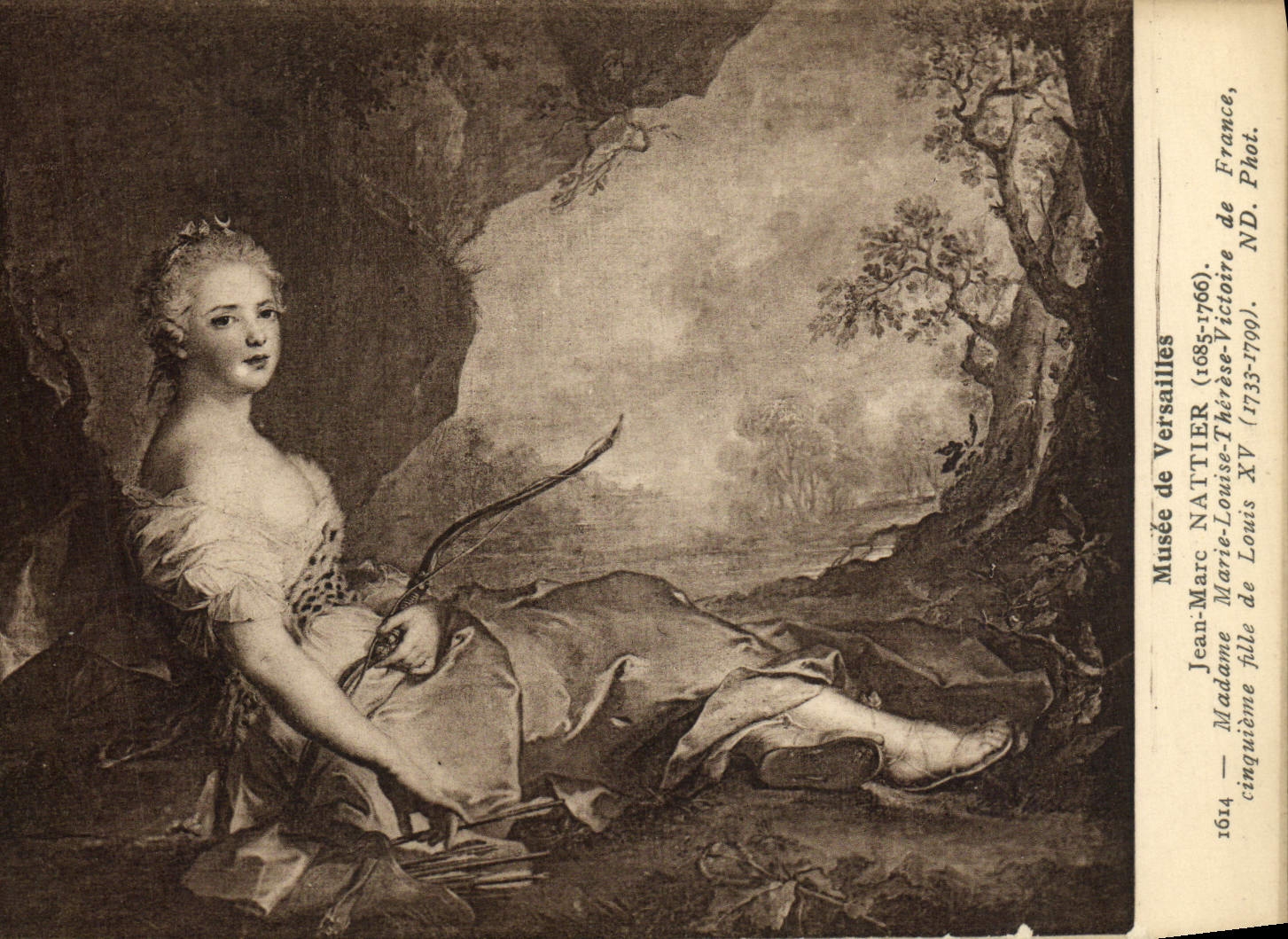 CPA Versailles Musee Jean-Marc Nattier Madame Marie Louise Therese Victoire de France Fille de Louis XV