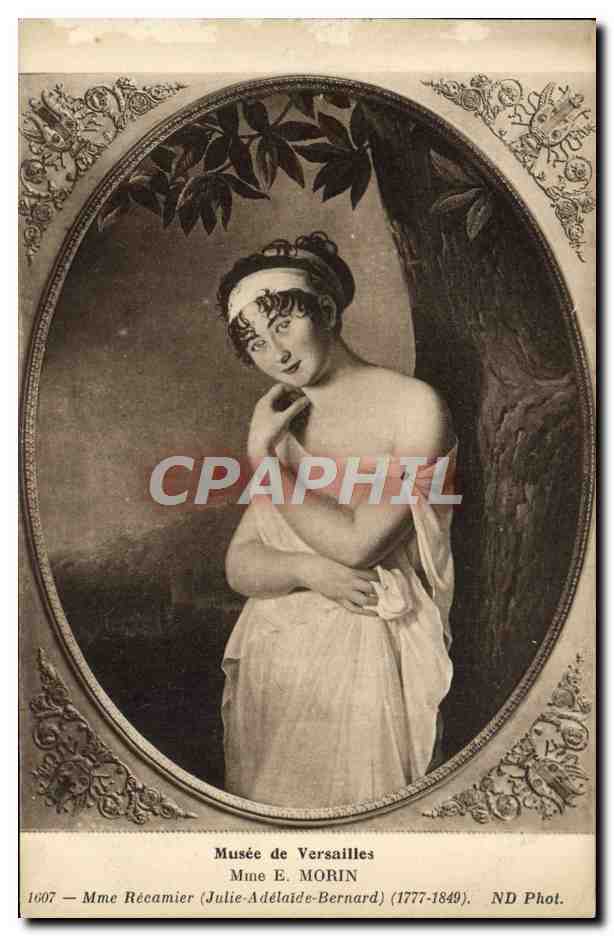 Mme Récamier — Portrait par Mme E. Morin — Musée de Versailles
