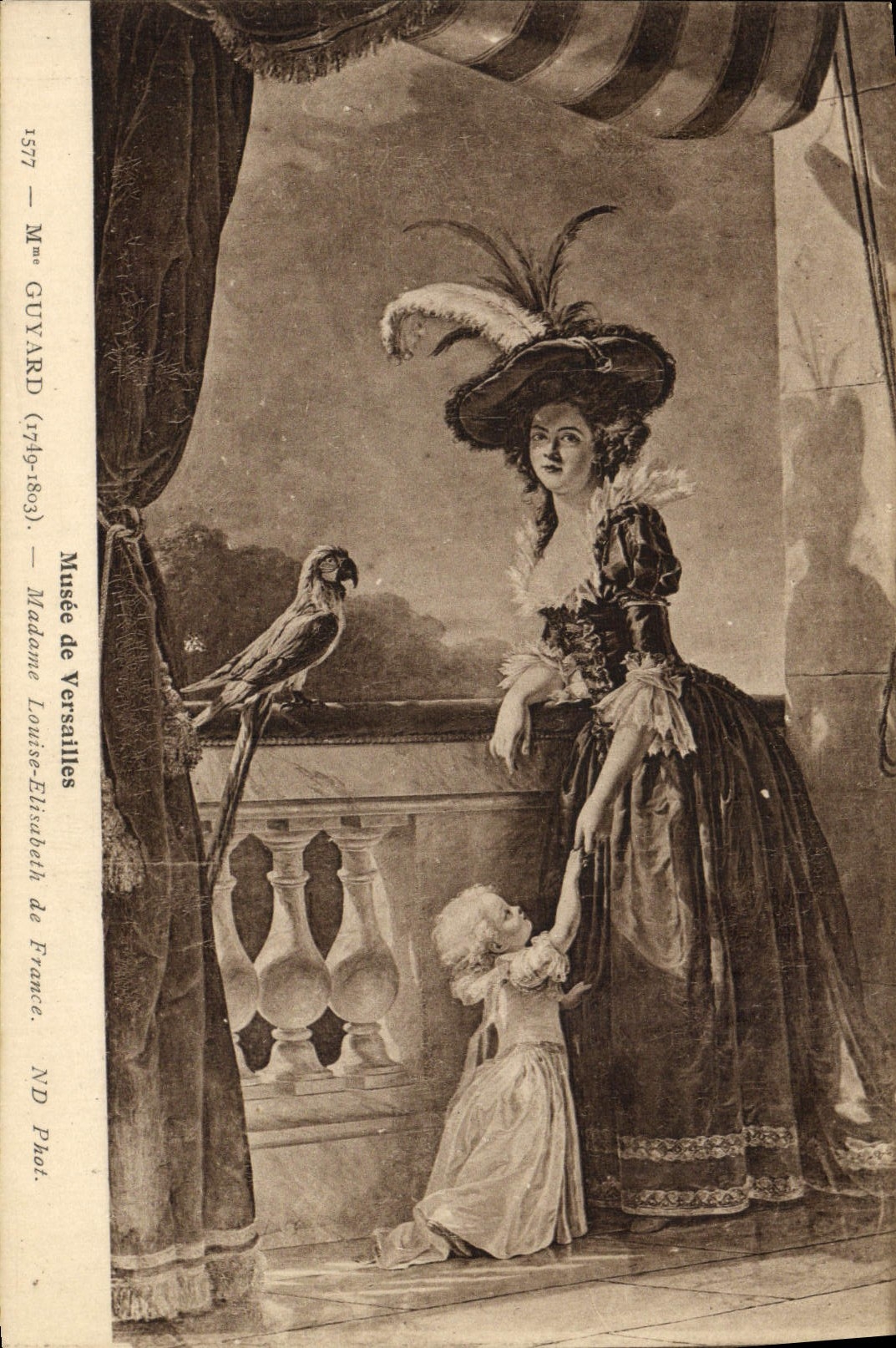 CPA Versailles Musee Guyard Madame Louise Elisabeth de France