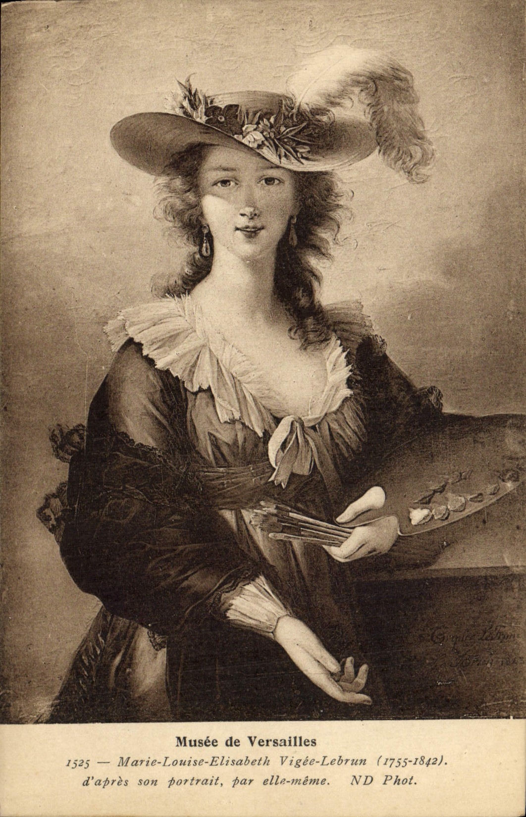 Marie-Louise-Elisabeth Vigée-Lebrun — Portrait par elle-même — Musée de Versailles