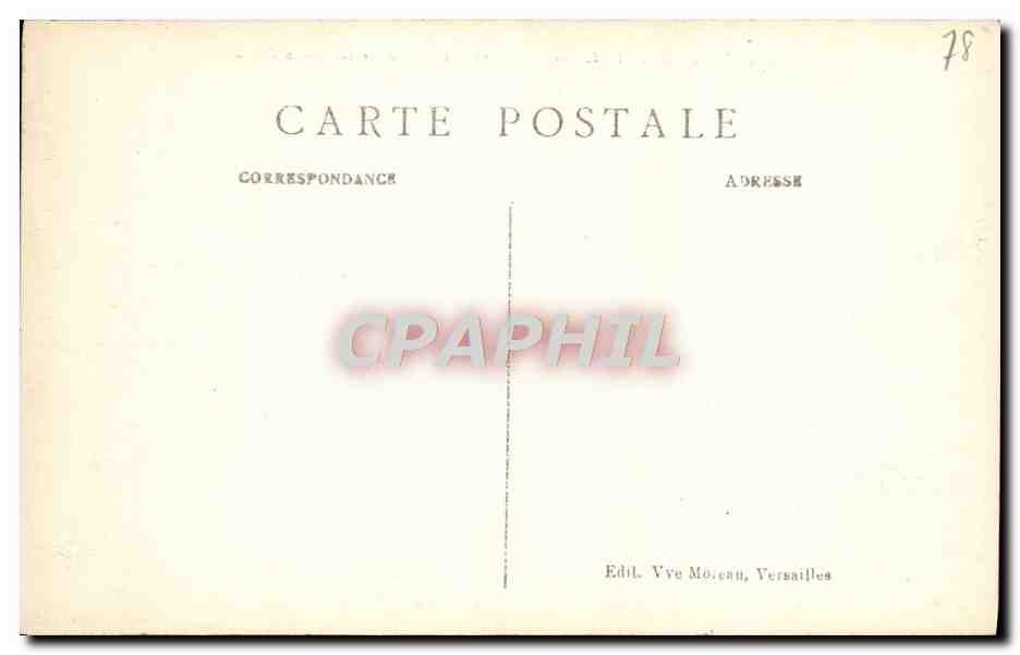 CPA Versailles Bassin de Latone Grandes eaux — Verso