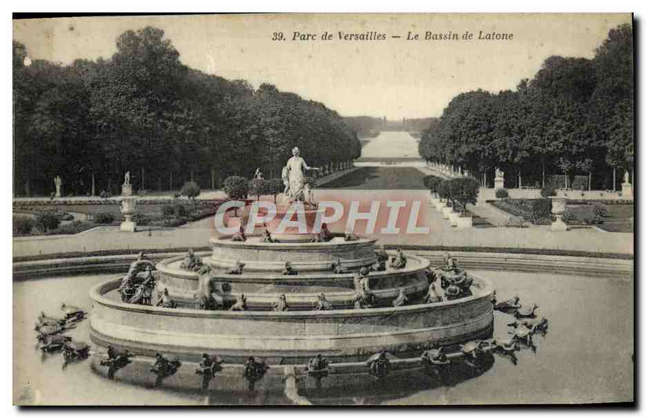 CPA Versailles Le Bassin de Latone