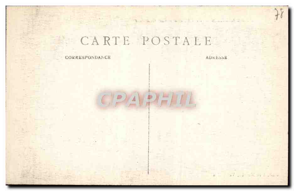 CPA Versailles Le Chateau Vue Generale — Verso