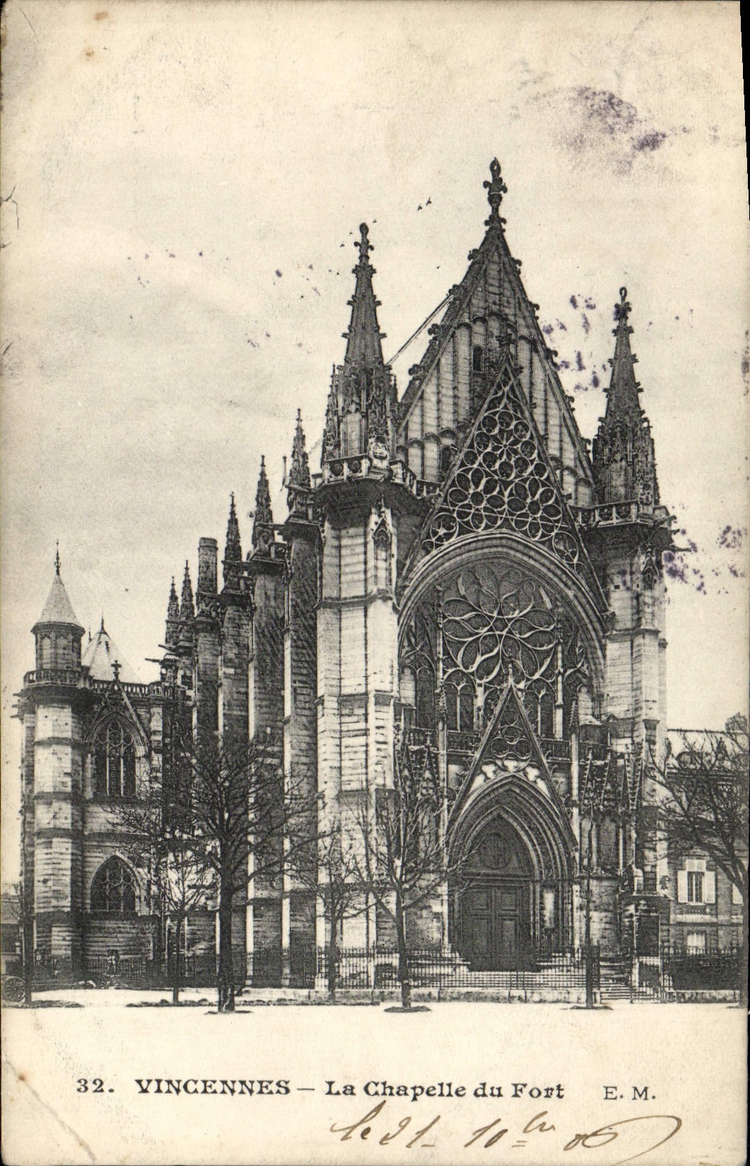 Vincennes — La Chapelle du Fort — E.M. n°32