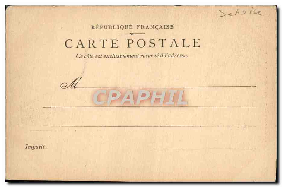 CPA Versailles Chateau aile droite et la cour de marbre  — Verso