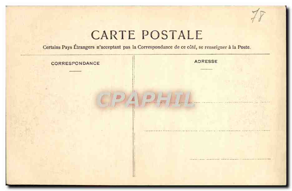 CPA Versailles Le Chateau Grand Trianon Voiture du Comte de Chambord — Verso