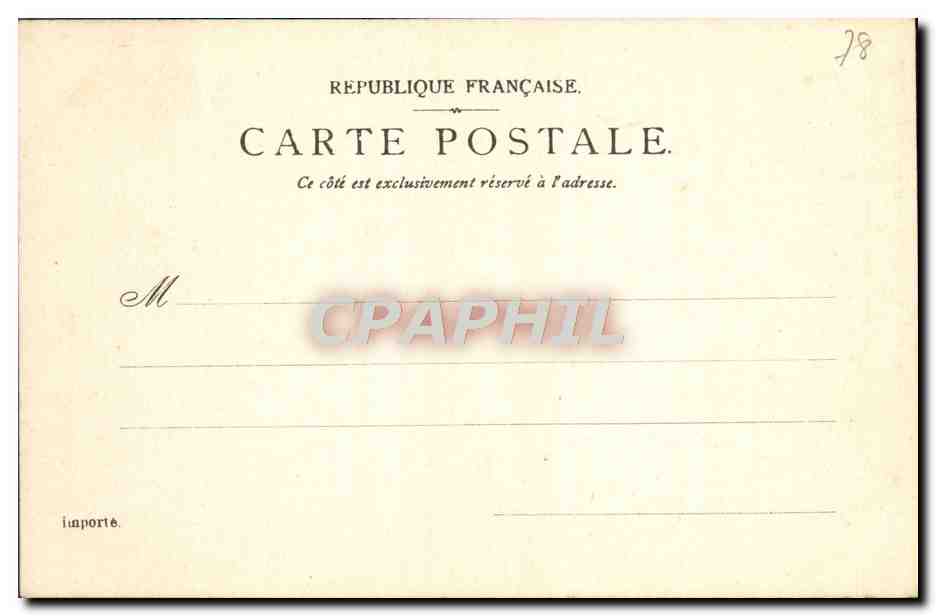 CPA Meudon Bellevue Chateau de Meudon Observatoire  — Rückseite