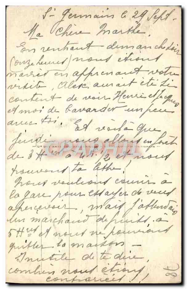 CPA St Germain en Laye Le Jardin Anglais — Reverso