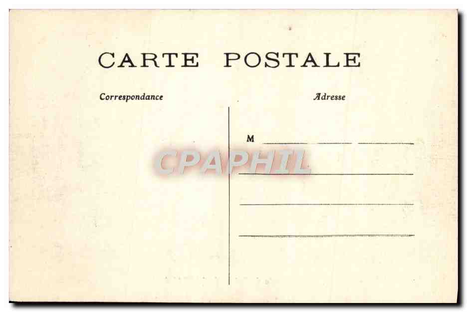 CPA Versailles Facade du Palais  — Verso