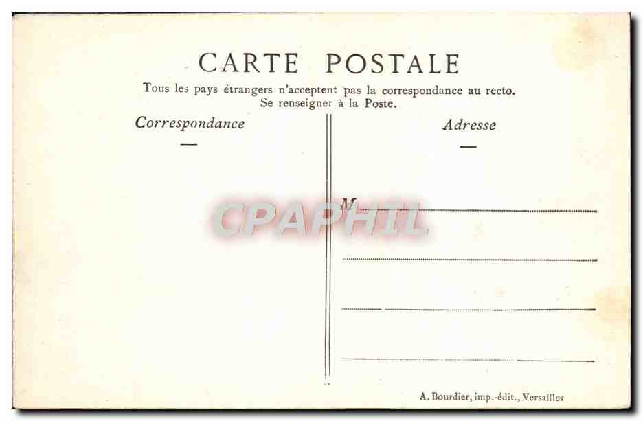 CPA Versailles Parc du Petit Trianon de Le Pavillon Francais — Verso