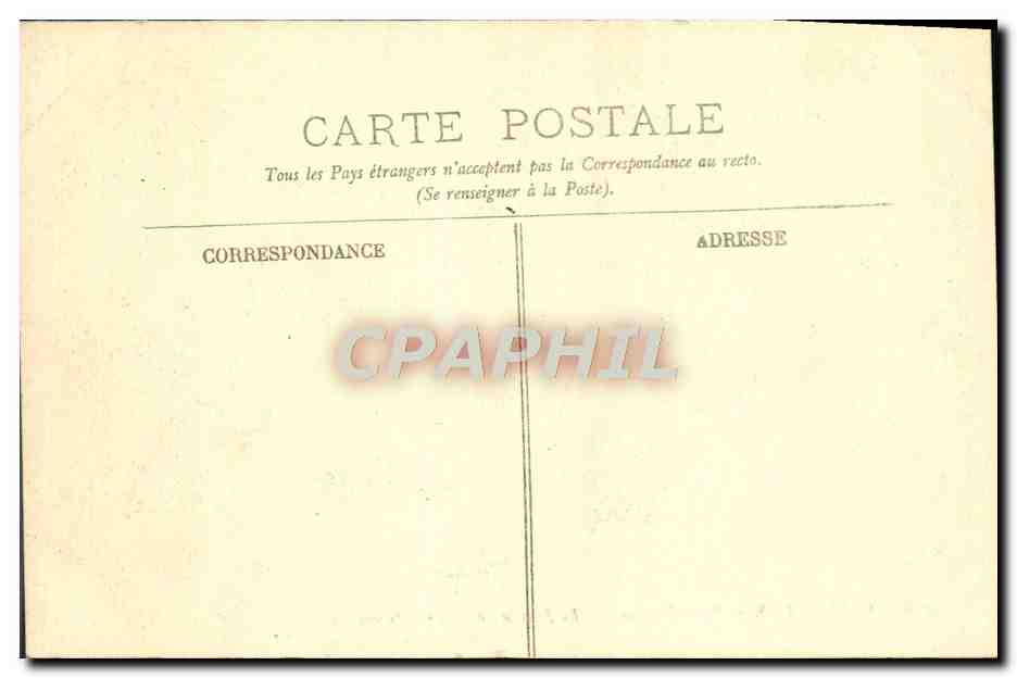 Versailles — Petit Trianon — Le Hameau de Marie-Antoinette — La Maison du Seigneur — LL. — Verso