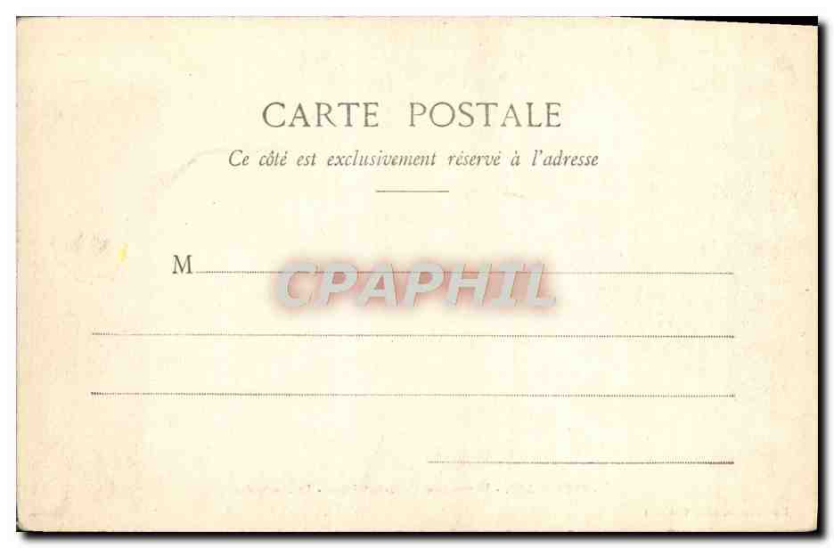 CPA Versailles Hameau de Marie Antoinette Le Presbytere — Verso