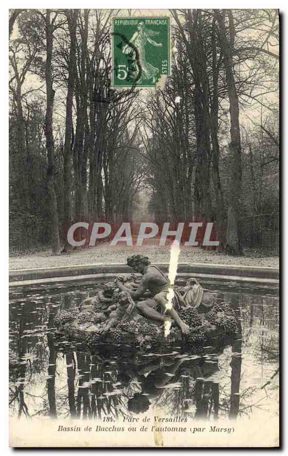 CPA Versailles Bassin de Bacchus ou de L'Automne Par Marsy