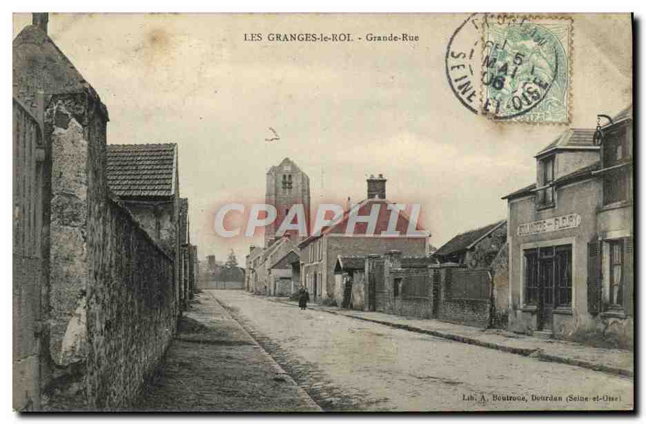 CPA Les Granges le Roi Grand Rue Boulangerie Fleury