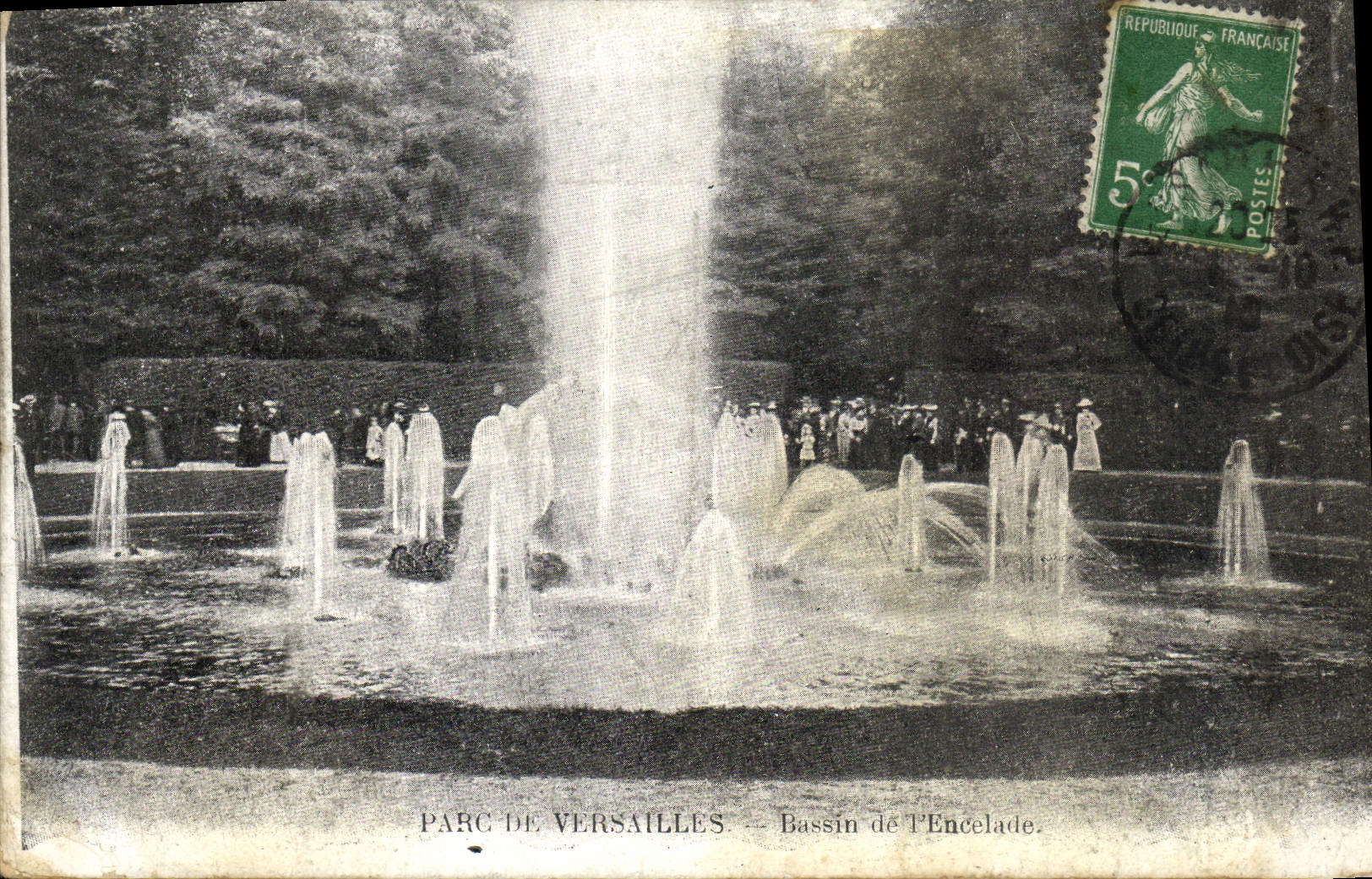 Parc de Versailles — Bassin de l'Encelade — éditeur non visible